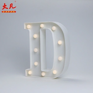 D led圣诞led灯装饰灯led标志字母电池字母灯