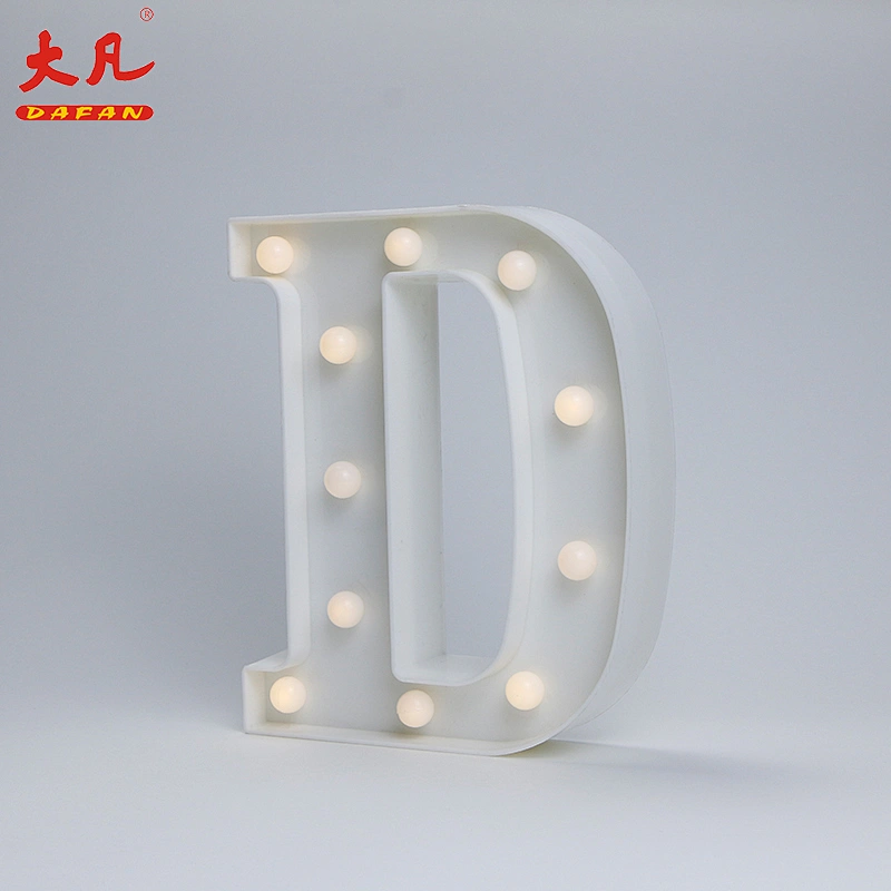 D led圣诞led灯装饰灯led标志字母电池字母灯