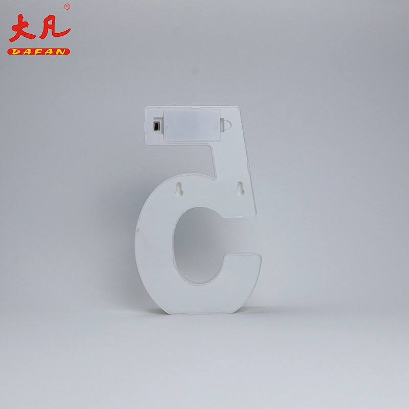 5 LED plastic light indoor decorative letter light letter light box led sign letter alphabet letters