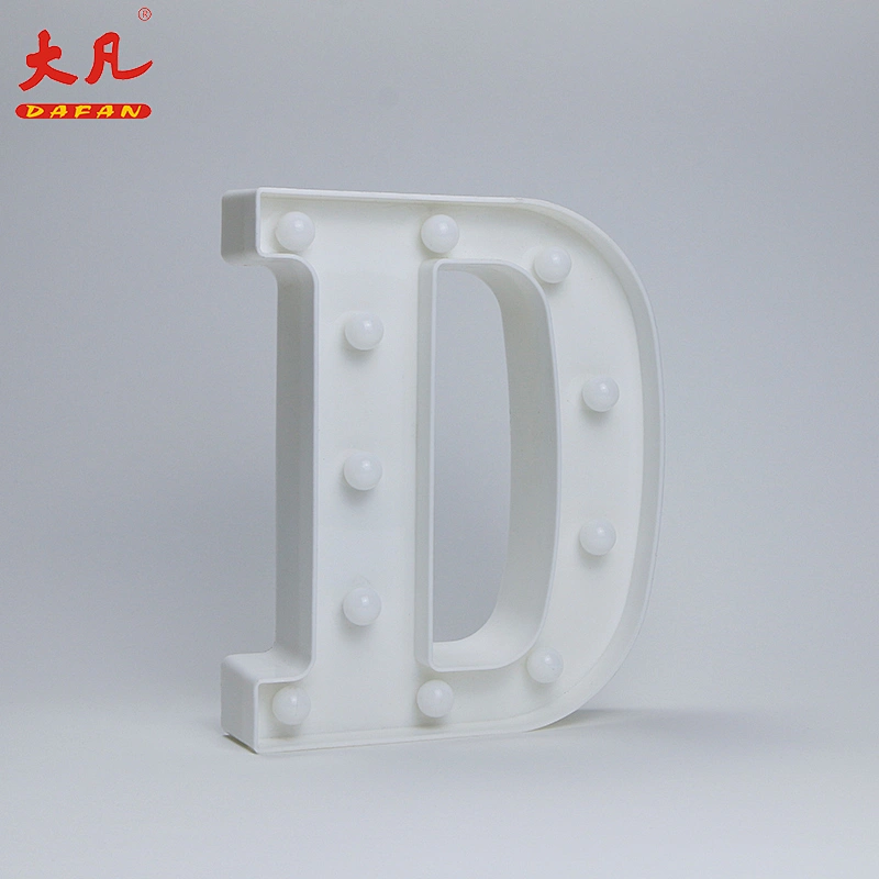 D led圣诞led灯装饰灯led标志字母电池字母灯