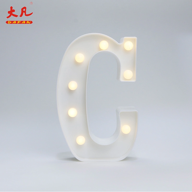 C led灯装饰婚礼照明词灯led信件灯标志字母