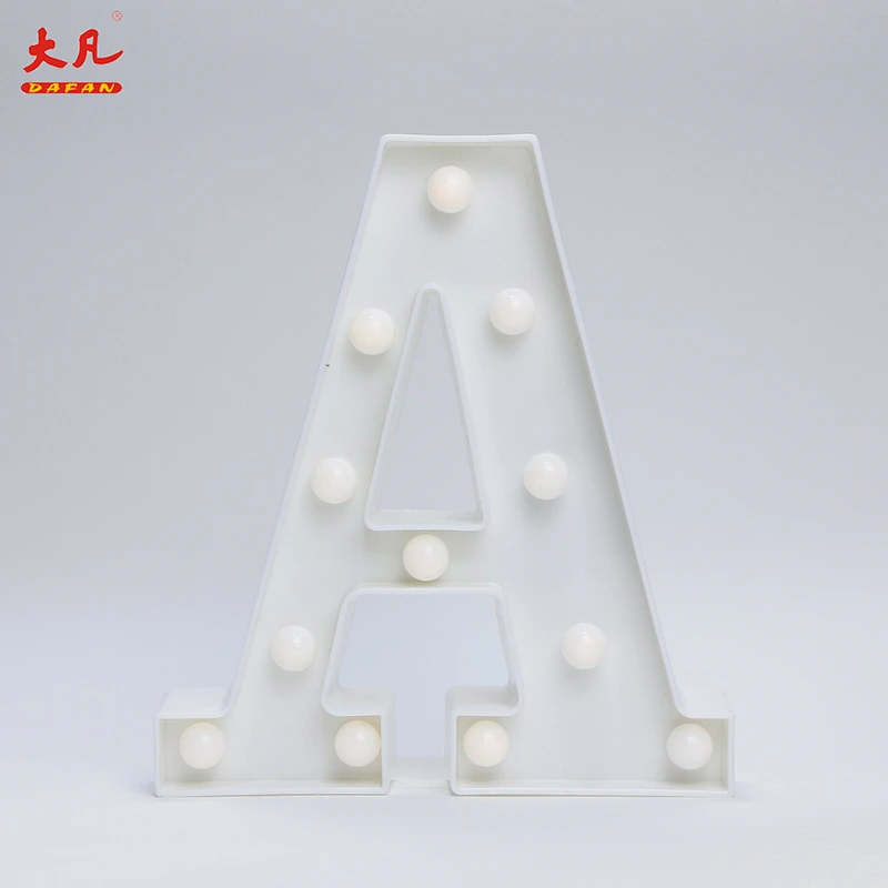 A led灯装饰婚礼照明词灯led信件灯标志字母