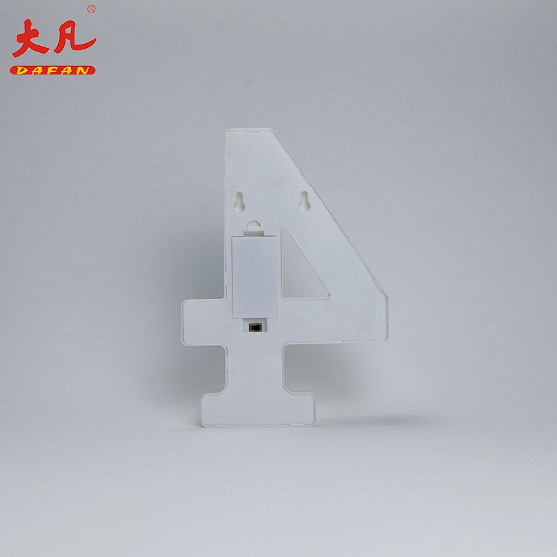 4 Shape LED Alphabet Lamp Plastic Letter Light Sign For All Festivals,Wedding,Party Decorative Night Light