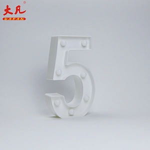 5 LED plastic light indoor decorative letter light letter light box led sign letter alphabet letters