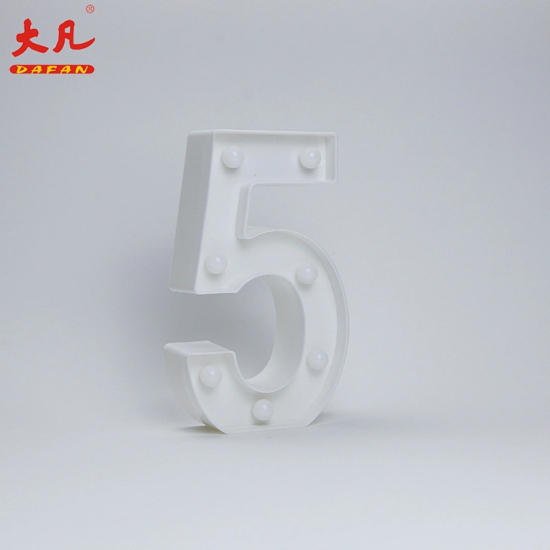 5 LED plastic light indoor decorative letter light letter light box led sign letter alphabet letters