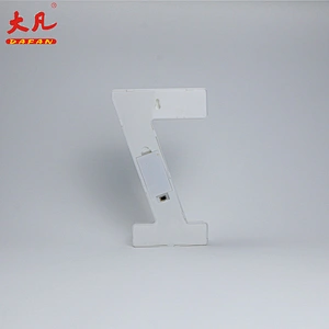 7 letter light battery plastic letter sign alphabet lamp plastic light box light indoor