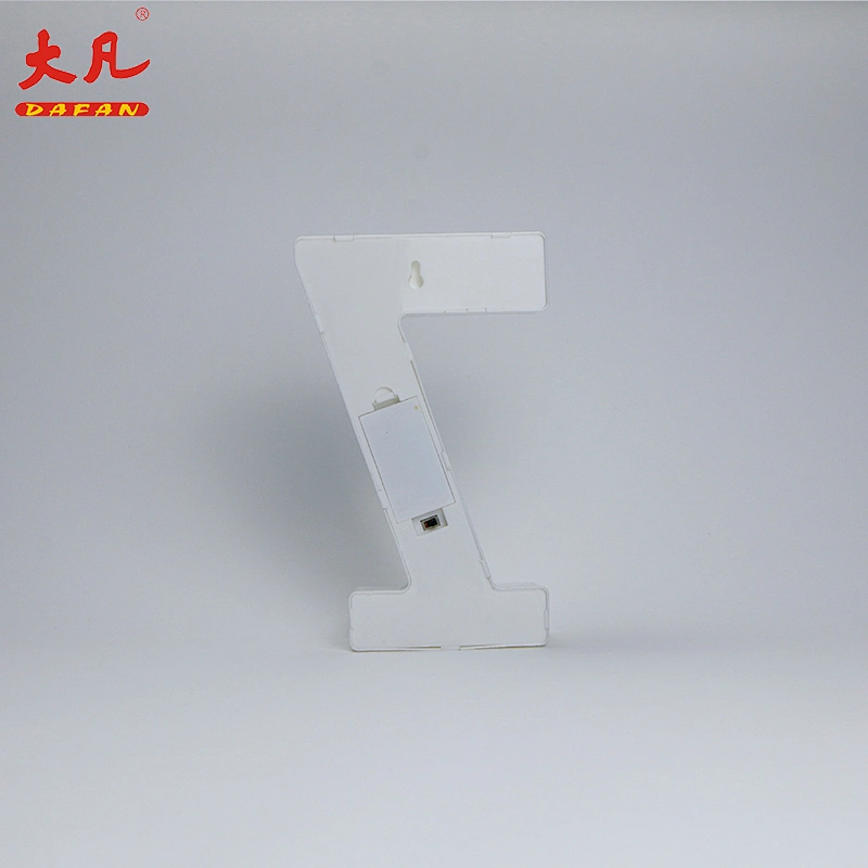 7 letter light battery plastic letter sign alphabet lamp plastic light box light indoor