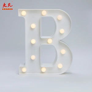 B led letter lights sign battery led light Christmas lights table decoration 3d letter sign