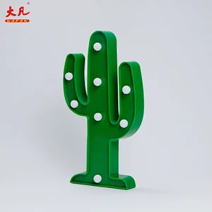 Cactus Christmas letter light design lamp led plastic light marquee plastic bulkhead light lighting led