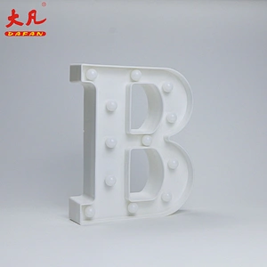 B led letter lights sign battery led light Christmas lights table decoration 3d letter sign