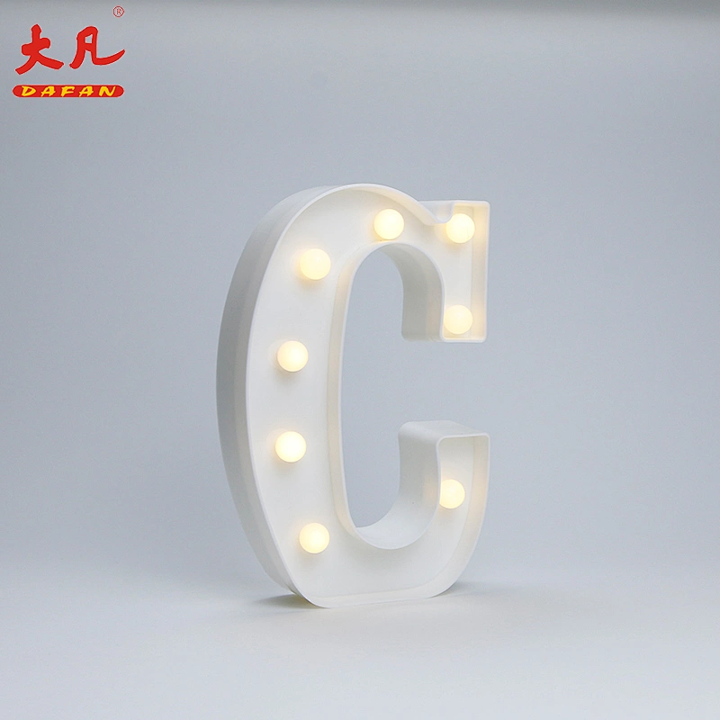 C led灯装饰婚礼照明词灯led信件灯标志字母