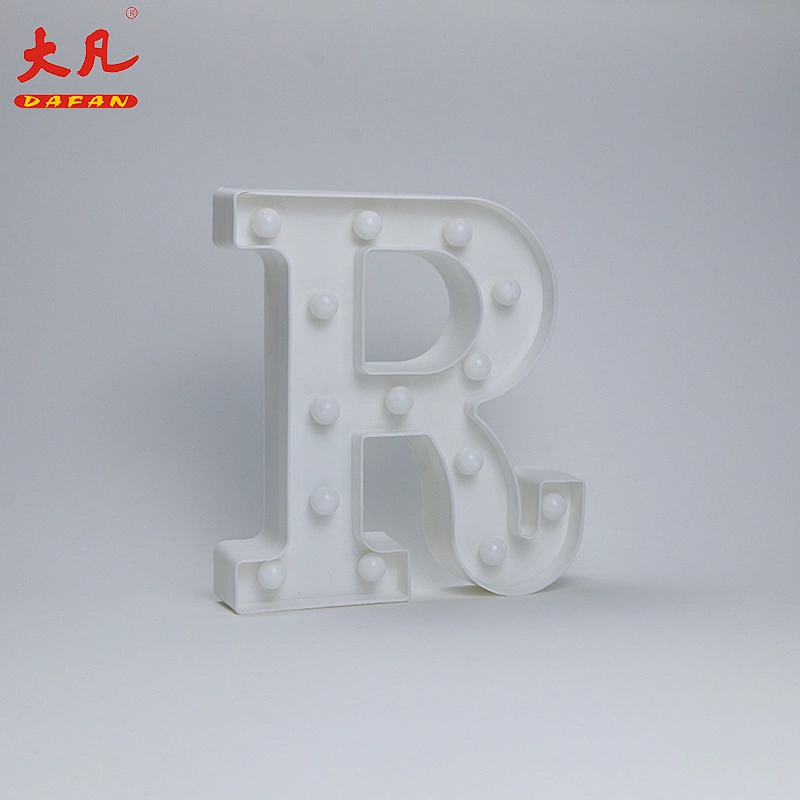 R电池供电的led灯设计灯圣诞装饰led字母标志字母灯