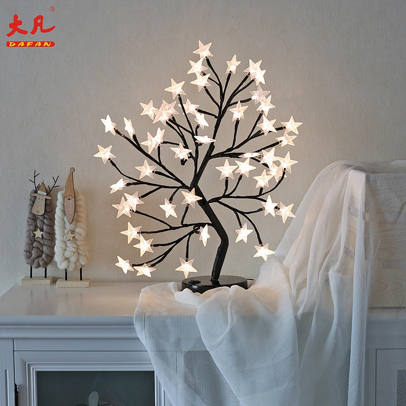 factory price hot sale star star decoration light bonsai tree decoration light tree