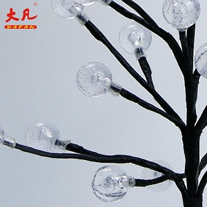 bulb flower tree battery led light decoration Christmas tree ball beautiful led birch tree