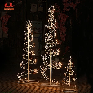 high grade circle round tree light Christmas decoration tree garden light tree led flood light