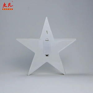 星星塑料灯led圣诞装饰led塑料面板灯pvc选框字幕灯