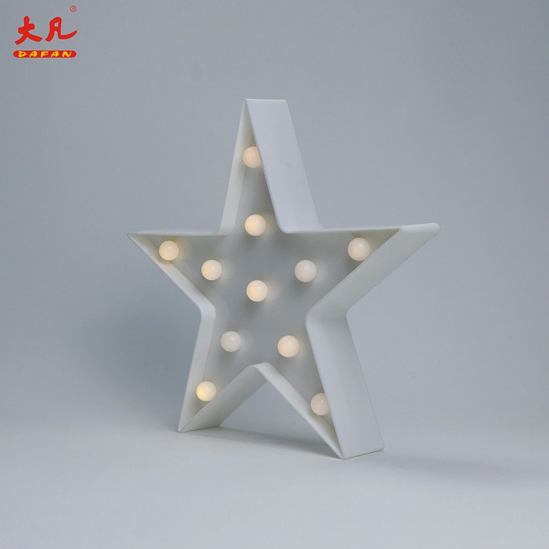 星星塑料灯led圣诞装饰led塑料面板灯pvc选框字幕灯