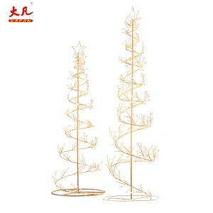 high grade circle round tree light Christmas decoration tree garden light tree led flood light