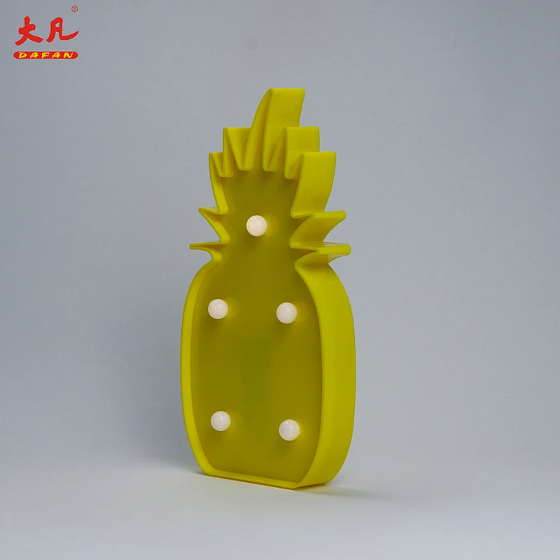 Pineapple festival decoration wedding party plastic signs marquee letter light