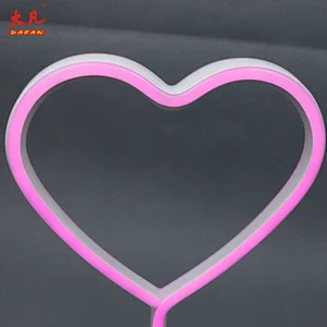 love shape led marquee neon table light decoration usb lamp neon led sign for party wedding