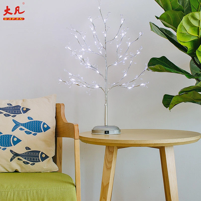 High grade artificial tree waterproof white led Christmas shinning decoration led flower tree lights