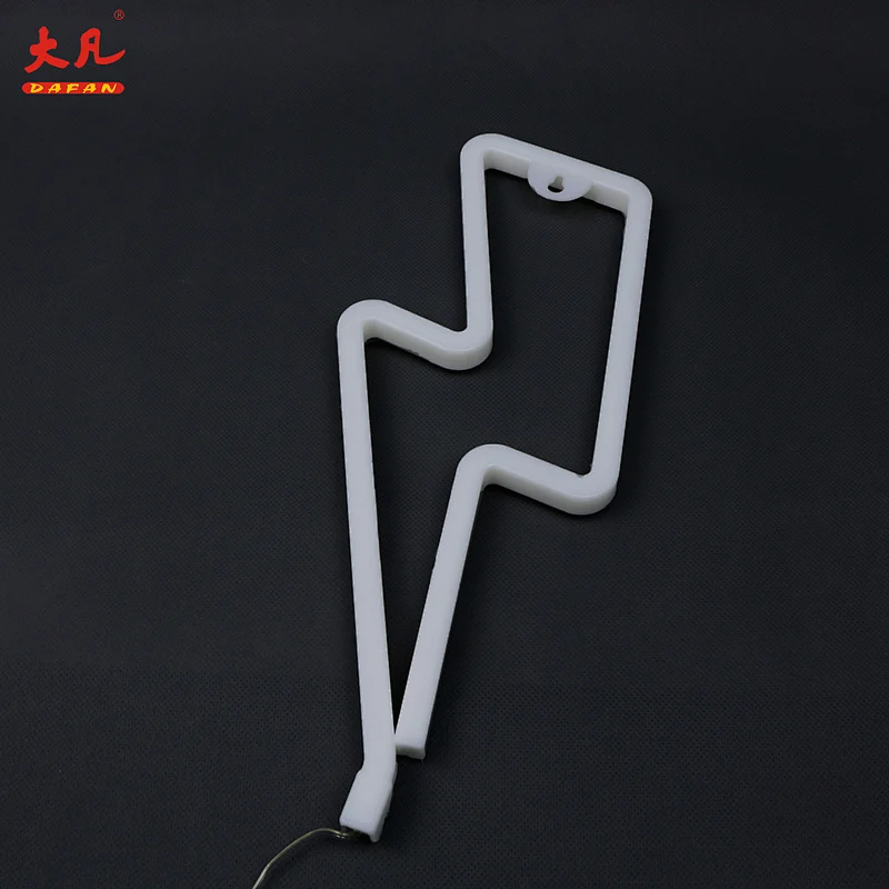 Hot sales bedside decorations corrosion-resistant LED warm white lightning signs neon light