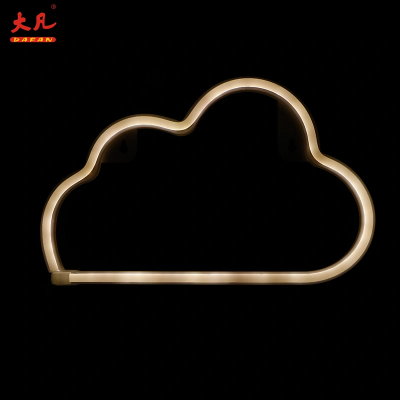 neon sign cloud neon light for room usb battery led rope neon marquee light