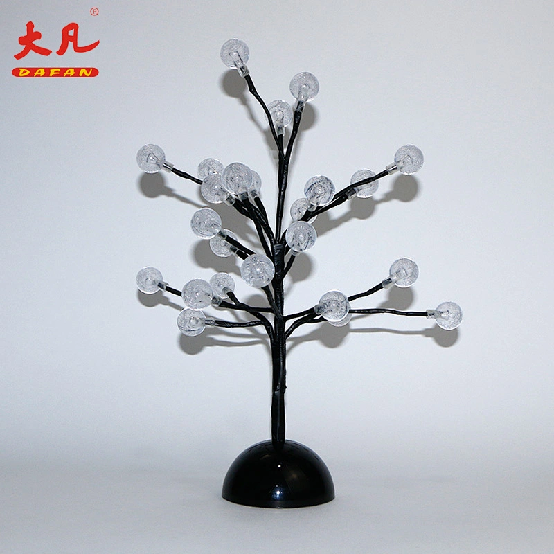 灯泡花树电池led灯装饰圣诞树球美丽led白桦树