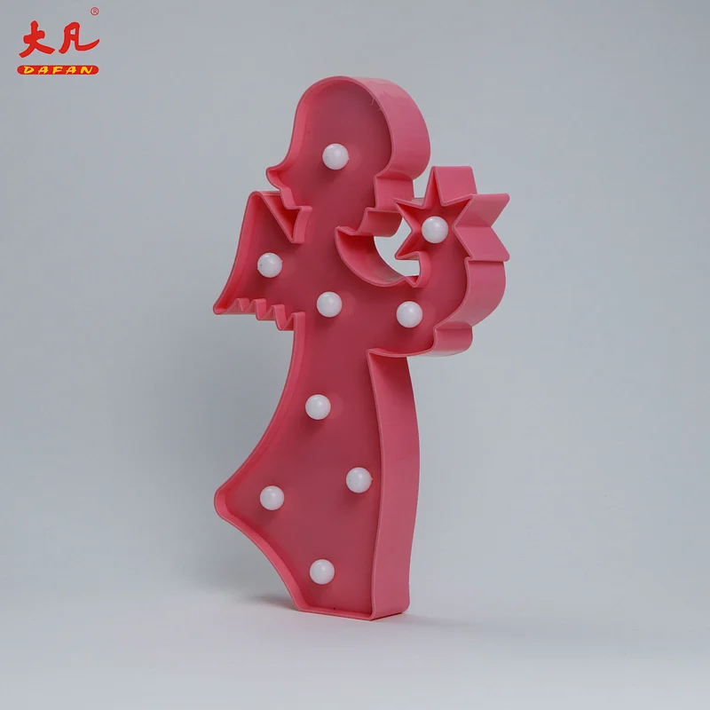 Angel room light festival Christmas decoration marquee decoration marquee wedding light letter board led plastic light