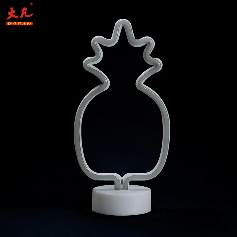 led菠萝霓虹 usb霓虹灯装饰USB霓虹灯室内照明