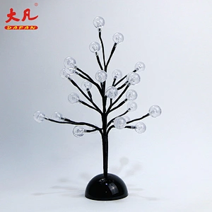 bulb flower tree battery led light decoration Christmas tree ball beautiful led birch tree