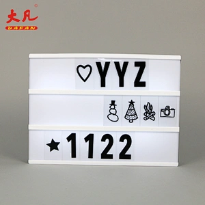 LED Letter Studio摄影A4折叠式Letter电影院广告微型摄影棚摄影中国折叠式织物灯箱