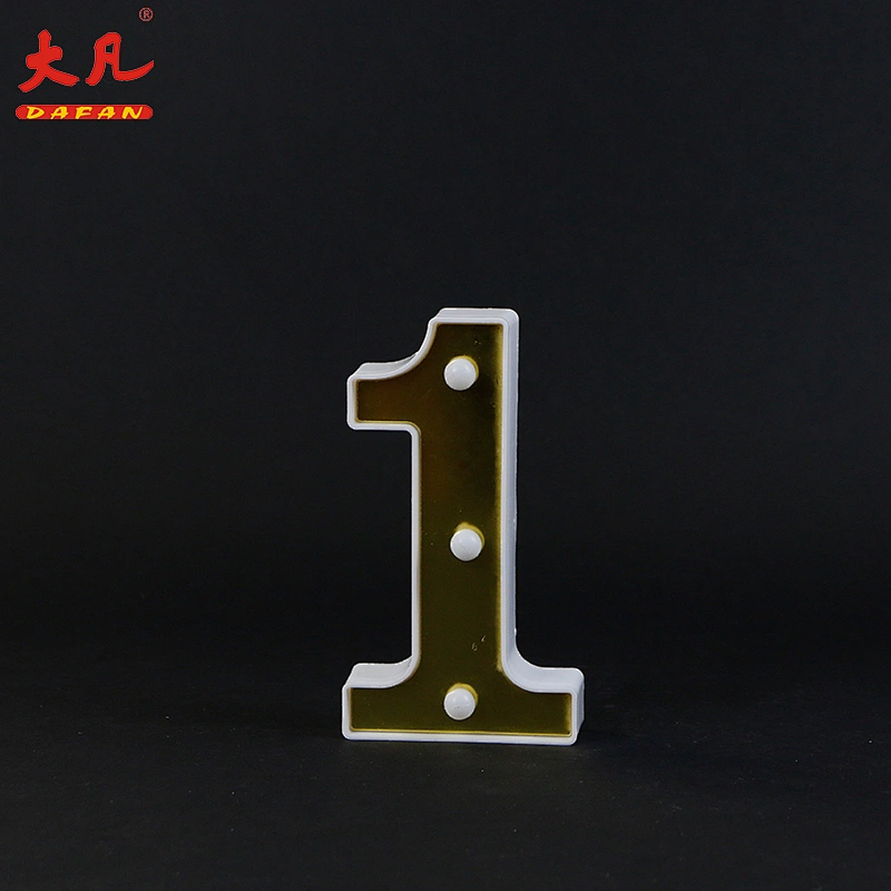 1 shape battery letter ring marquee alphabet room decoration light letter led light