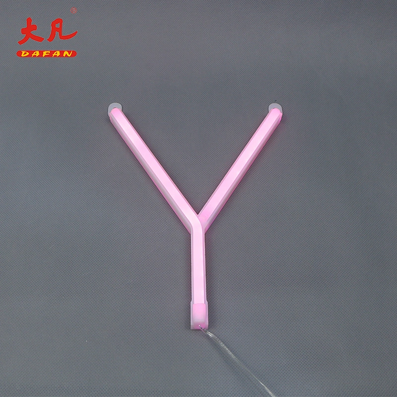 Y霓虹灯广告中国圣诞字母灯迷你led霓虹灯flex led霓虹灯