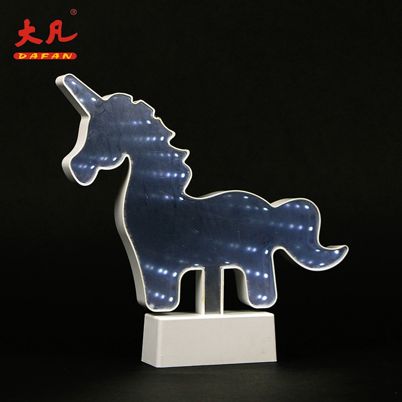 3d tunnel mirror light led children night decorative tunnel lamps battery mirror fancy light