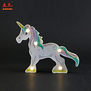 led plastic marquee light 3d battery board letter festival decoration alphabet lamp