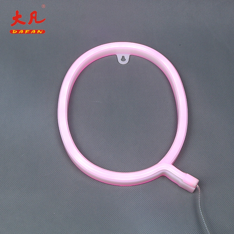 Q light indoor Christmas decoration neon lights for bedroom decorative neon lamp battery powered neon lights