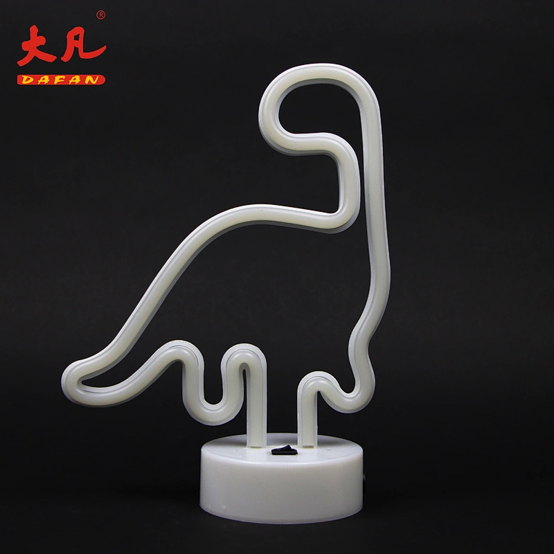 dinosaur shape indoor neon light logo decoration table neon signs wedding festival led neon lamps