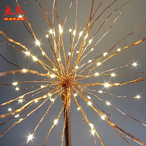 Wedding Decoration Christmas Starburst LED Fireworks Tree String Lights FLower light decoration table light