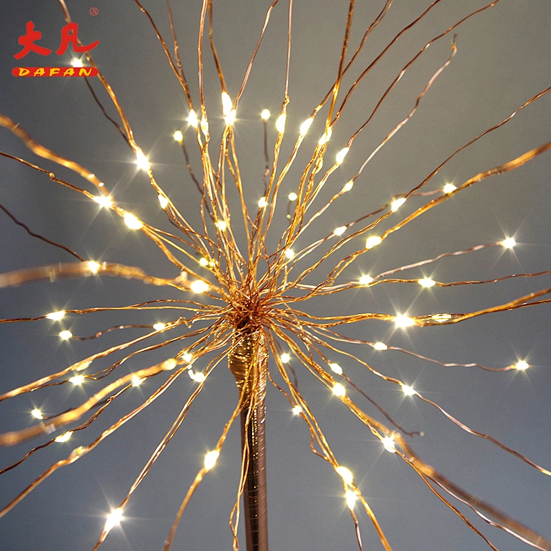 Wedding Decoration Christmas Starburst LED Fireworks Tree String Lights FLower light decoration table light