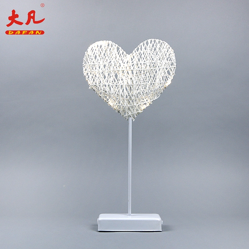 3d爱形状树铁10L婚礼聚会节日盆景树的桌灯