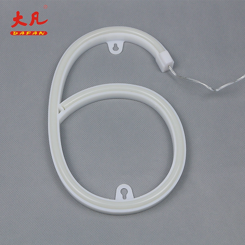 6 led home lighting weddings decoration led rope usb battery neon ring light neon letters