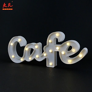decorative led marquee manufacturer light plastic letter board room light for party wedding