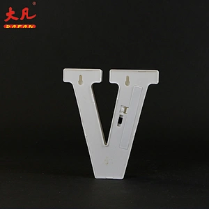 hot sale word letter board 3D battery acrylic led light letter marquee wedding party sign