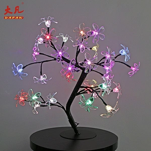 Factory price RGB christmas tree lights artificial color changing led cherry blossom tree light led outdoor light