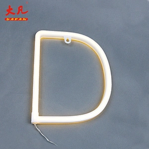 D festival decoration led neon letter jewelry led flex neon letter pvc word light neon tube light