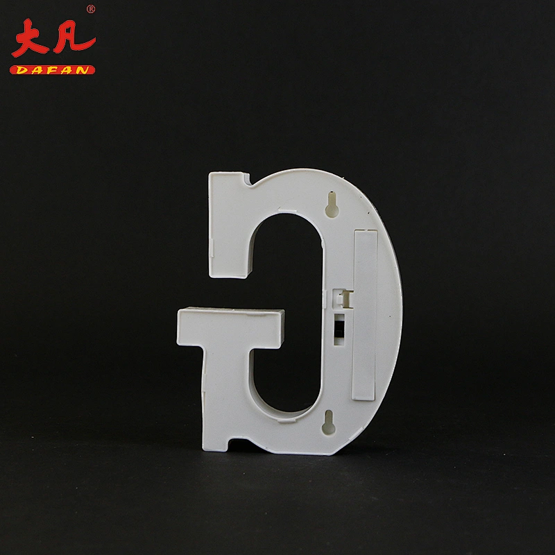 G字母表3D装饰字母表灯室室电池信件光