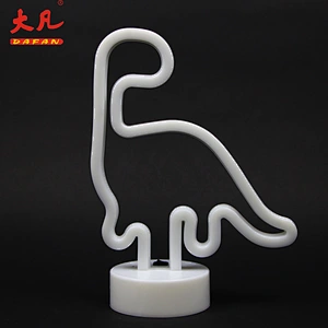 dinosaur shape indoor neon light logo decoration table neon signs wedding festival led neon lamps