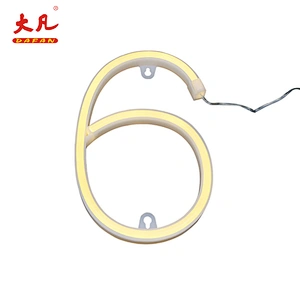 6 led home lighting weddings decoration led rope usb battery neon ring light neon letters