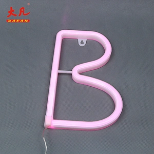 B畅销明星婚礼装饰led字幕usb字母霓虹灯